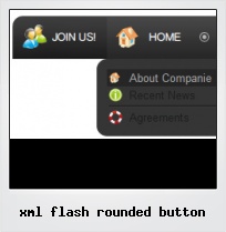 Xml Flash Rounded Button