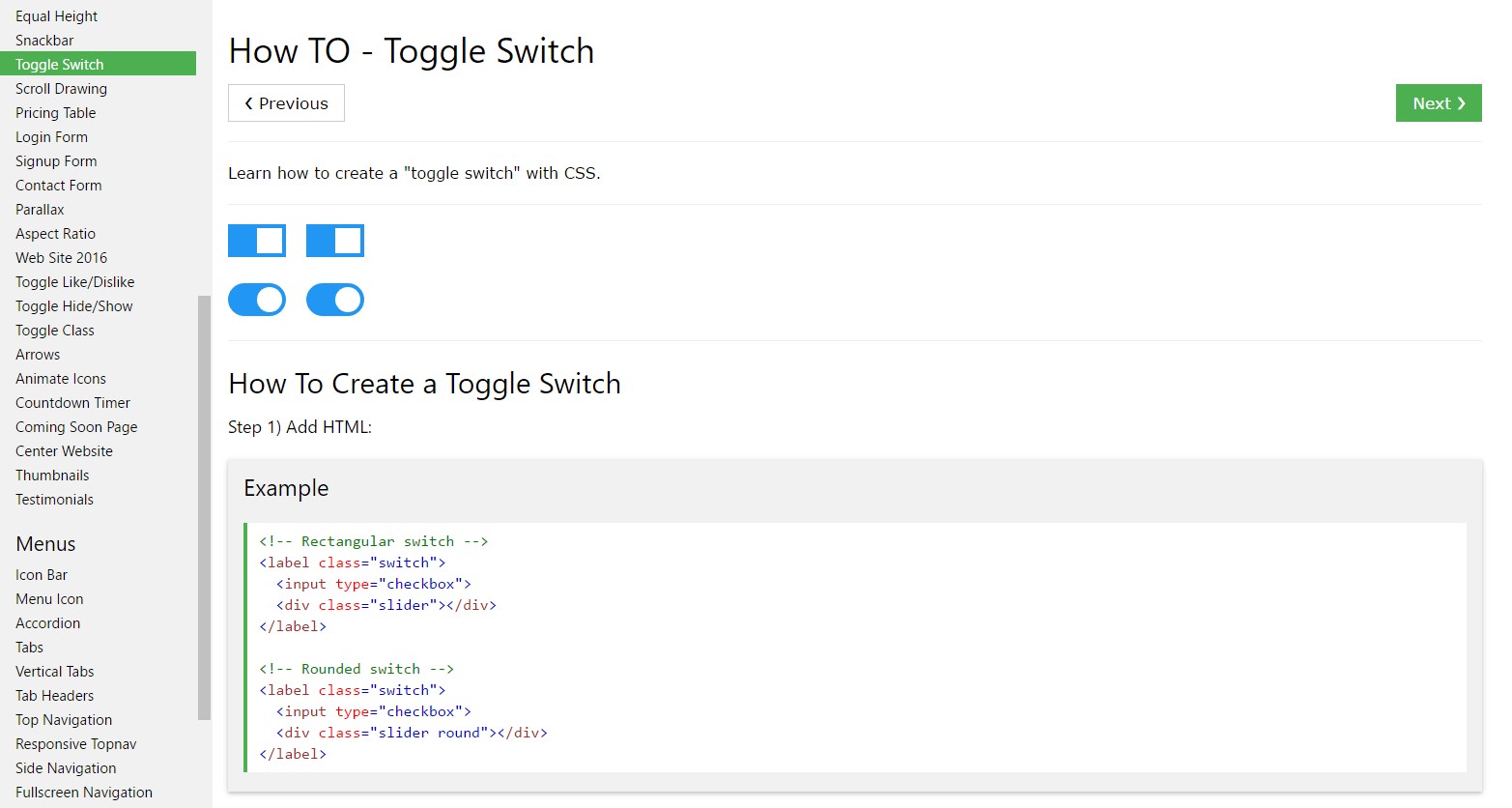  Tips on how to  provide Toggle Switch