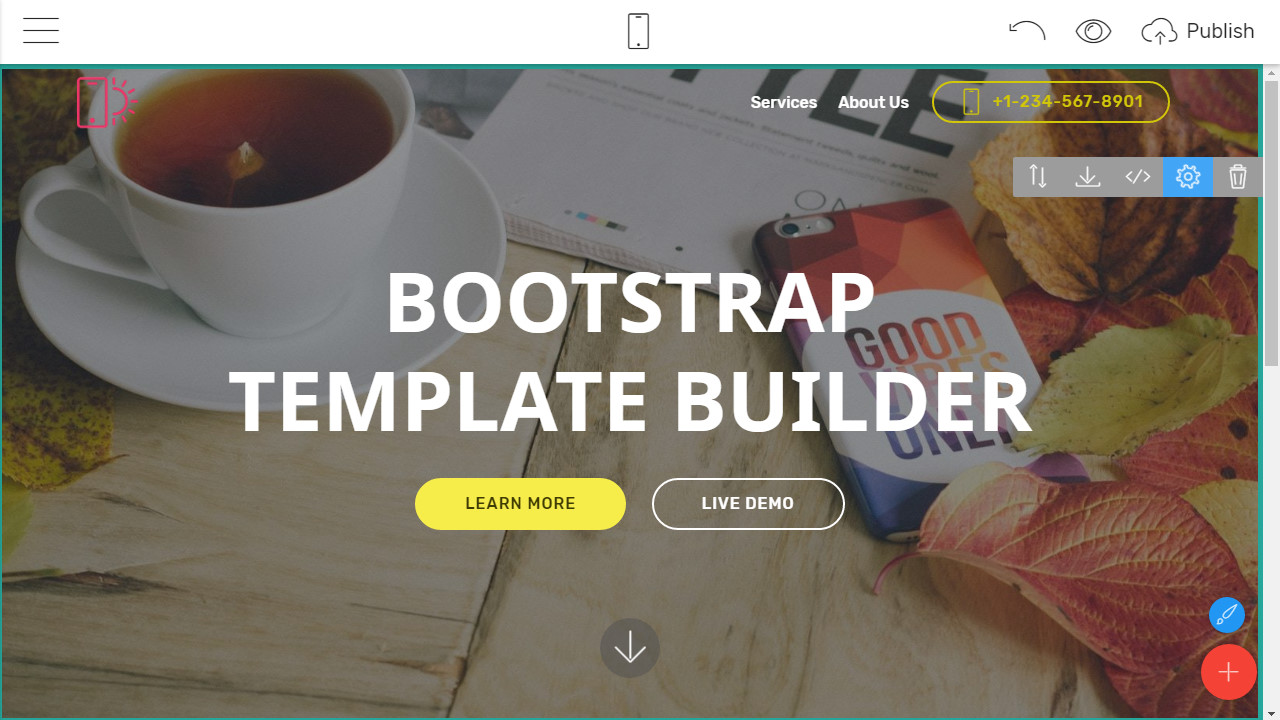 Bootstrap Template Builder